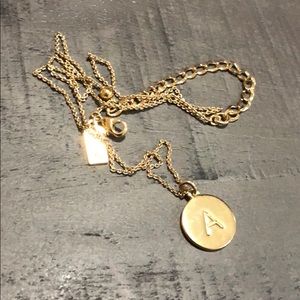 Kate Spade One in A Million “A” necklace